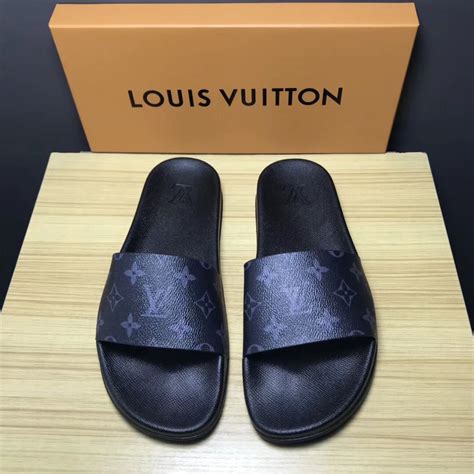 cheap louis vuitton men slides|louis vuitton flip flops men's.